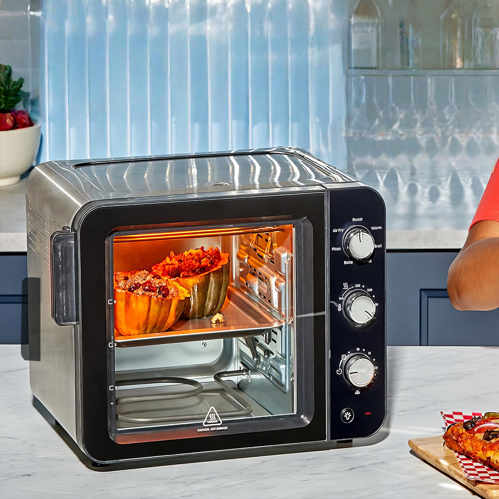 6-Slice Air Fryer Toaster Oven, 10-in-1 with InstantHeat Technology