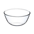 Large Glass Mixing Bowl Clear Glass Salad and Mixing Bowl for Kitchen Durable