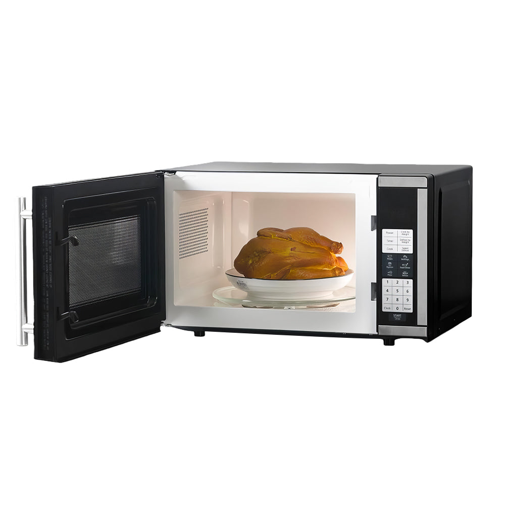 0.7 Cu. Ft. Countertop Microwave Oven, 700W with LED & Child Lock