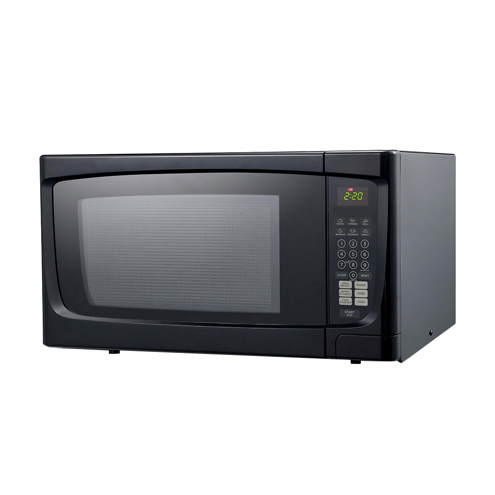 1000W Microwave with 10 Power Levels, Digital Controls, Timer, White