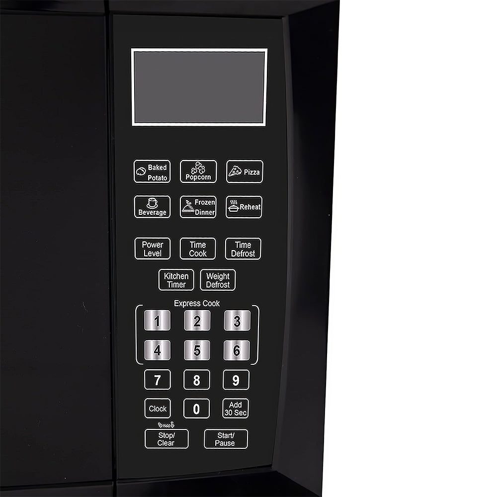 900W Microwave Oven, 0.9 Cu Ft, 10 Power Levels & 6 Pre-Set Functions